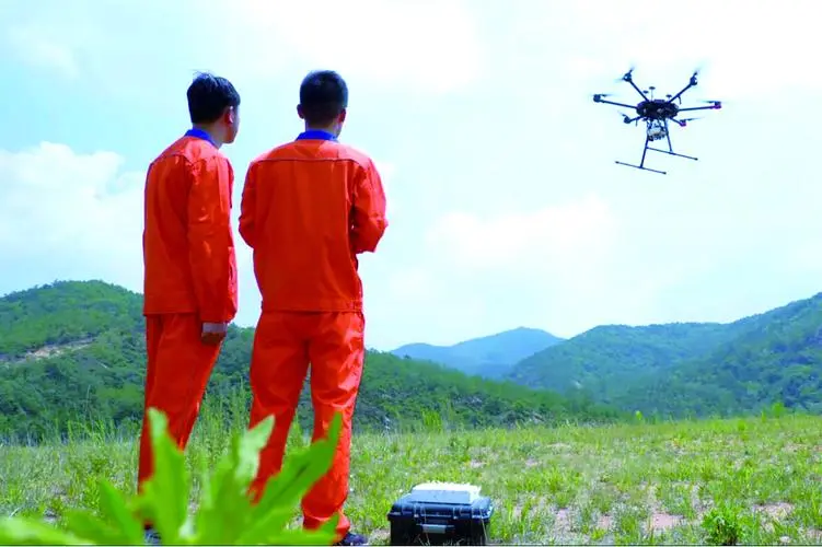 鱼峰无人机倾斜摄影巡检拍摄